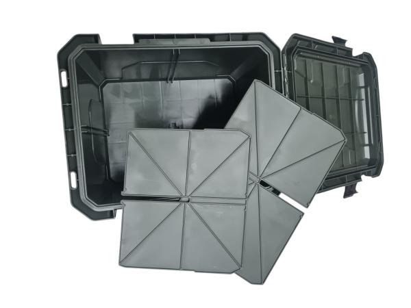 Commando Outdoor Storage Box Tactical Outdoorbox Kiste Transportbox oliv orange